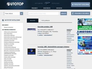 Autotop – auto įmonių katalogas