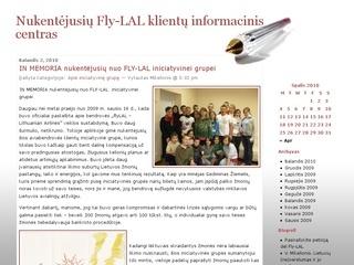 Fly-LAL  nukentėjusių klientų informacinis centras