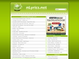 nLyrics.net – dainų žodžiai