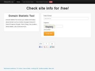 Domain Statistics Tool